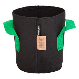 HORTOSOL Plant Bag Black Green (3 Litres - Diameter 15 x 17 cm)