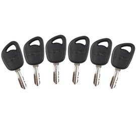 6PCS Lawn Mower Ignition Keys GY20680 Replacement for Jo-hn Deere 1026R 2025R 2026R LA LT SST X Series 1026R L100 L108 L111 L118 L130 LA125 LA130 LA135 LT150 LT155 D110