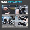 SKYJDM Motorcycle Lock Combo - Helmet and Brake Anti-Theft Grip
