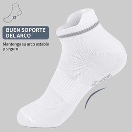 ZESTPIE 16 Pares Calcetines para Hombre Calcetas Deportivas Algodon Calcetines Cortos Corre Premium Suaves Transpirable y Resistente para Uso Diario, Deportes, Senderismo(8negro+8blanco)