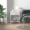 KAI-ROAD White Nightstands Set of 2, Small Night Stand Set