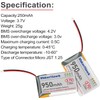 MakerHawk 3.7V 950mAh LiPo Battery Rechargeable 1S 3C Lithium Polymer
