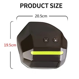 OBEST Motorcycle Hand Guard Handguards, Universal Motorcycle Grip Protection, Motocross Scooter Windproof Handlebar Protective Equipment, Increase and Widen the Hand Protection of the Windscreen