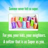 Super Seltzer Sparkling Water with Electrolytes and Vitamins, Tangerine Naturally