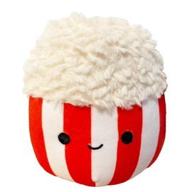 Squishmallows Oficial Kellytoy Food Squad Plush Toys Soft Plush Animal (8 Inch, Arnel Popcorn)