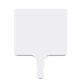 Church Fans Set of 12 Blank Plastic Hand Fans Made of Waterproof Corrugated Plastic