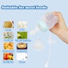 SIQITECHNO Drinking Aids Feeding Cup with Three Style Spoon Straw