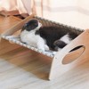 Cat Bed Hammock Medium Breathable Sturdy Linen Comfortable Elevated Cat