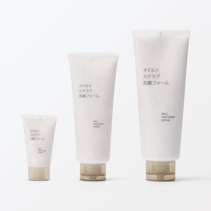 MUJI 無印良品 Mild Scrub Face Wash Foam (Large Capacity) -