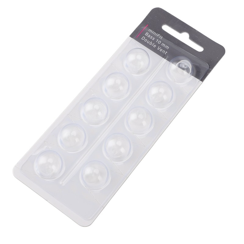 10pcs Double Vent Bass Dome Accessory Single Layer Double Vent
