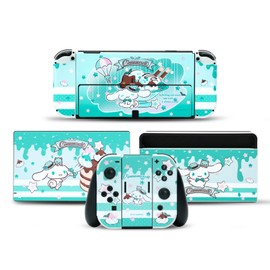 Kuitmor Skin Stickers Compatible with Switch, Anime Vinyl Decal, Switch Full Wrap Protective Skin Original Controller Film Sticker - DEG (for Switch OLED)