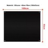 Black Fire Pit Protection for Decking, Grass, Patio - Reusable