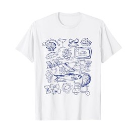 Dolce far niente la dolce vita Italian summer sardine T-Shirt