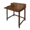 Solid Wood Home Office Computer Desk with Drawers, Pull-Out Tray,