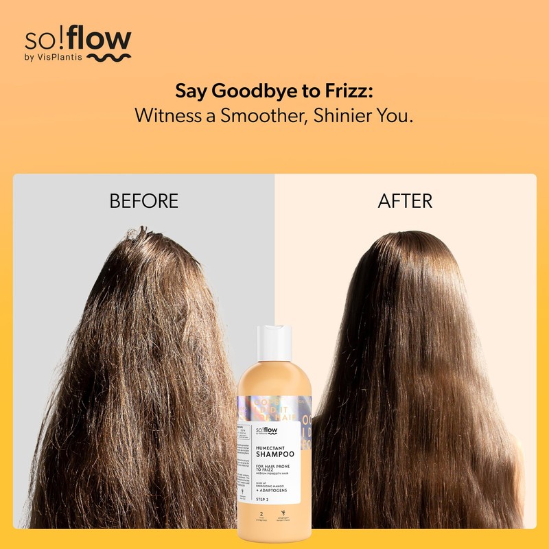 So!Flow Moisturising shampoo for medium porosity - with aloe and