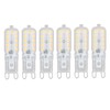 6pcs G9 LED Bulb 5W Transparent Cover 22LED Dimmable G9