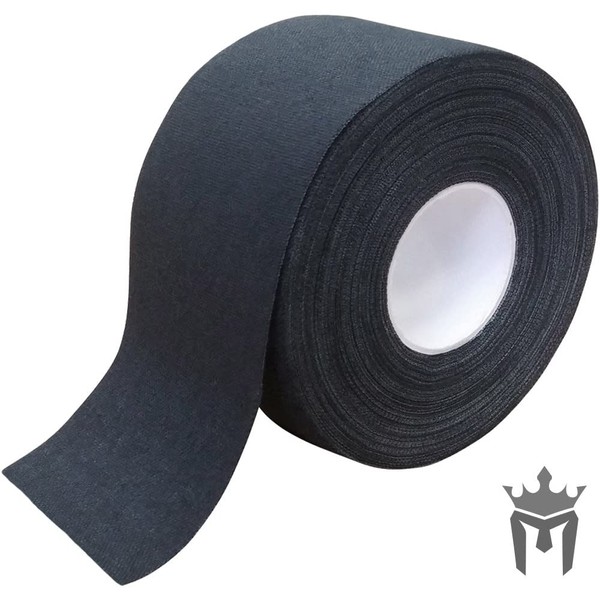Meister 15Yd x 1.5" Premium Athletic Trainer's Tape for Sports and Medical (50% Longer) - Black - 6 Rolls