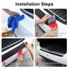 SINGARO - Protector de parachoques trasero de coche y SUV,