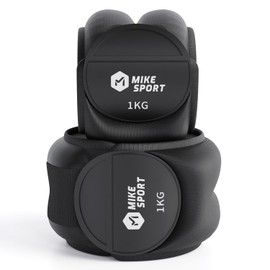 Ankle Weights,Strength Training Weight Sets For Men Women,Leg Weight Straps for Fitness,Yoga,Running,Workout,1kg/2.2Lbs Each Ankle