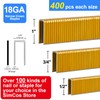SimCos 18 Gauge 1/4" Narrow Crown Staples (1", 3/4", 1/2"),