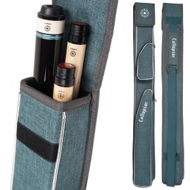 Collapsar Pool Cue Case Holds 1 Butt & 2 Shafts, Heavy Duty Pool Stick Case