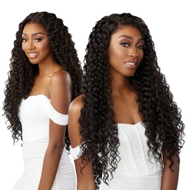 Sensationnel Bare Lace 13X6 Wigs - Unit 5 Lacefrontal Glueless Synthetic 180 Degree Preplucked Hairline (BALAYAGEHAZELNUT)