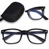 OPTOFENDY Folding Reading Glasses for Men Women, Portable Blue Light