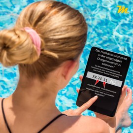 Rapid Test Tablets, DPD N°3 Bound Chlorine, Tablets for Pool and Whirlpool Water Tests, Made in Germany, Pack of 100