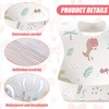 Non-Woven Baby Bibs 10 Pack, Waterproof Adjustable Feeding Bib with