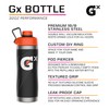Gatorade Gx Stainless Steel Bottle, 32oz