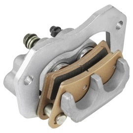 Caltric Rear Left Brake Caliper w/ Pads for Polaris General 4 1000 2016-2022