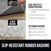 GORILLA GRIP Felt Slip Resistant Rug Pad, TPR Rubber Backing,
