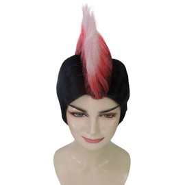 HPO Adult Women's Troll Black and Pink,Breathable Capless Cap Design, Flame-retardant Synthetic Fiber