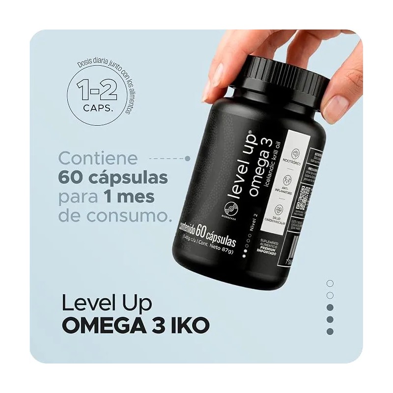 Omega 3 Iko Aceite de Krill con EPA, DHA y