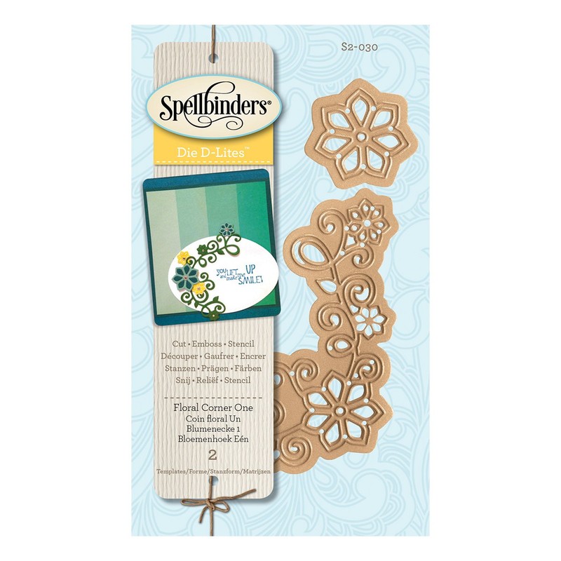Spellbinders Shapeabilities Die D-Lites-Floral Corner 1