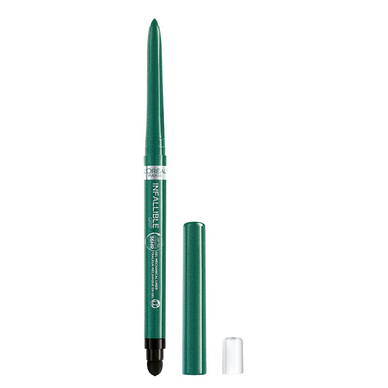 L'Oreal Paris Infallible Grip Mechanical Gel Eyeliner Pencil, Smudge-Resistant, Waterproof