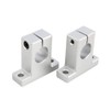 2 Pcs 16mm Linear Rail Shaft Mount Optical Axis Vertical