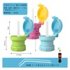 Straw Cap, 2 Pieces, Straw Cap, Stylish, Plastic Bottle, Straw