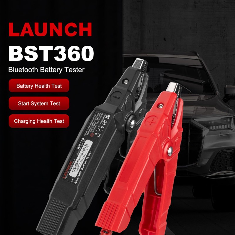 LAUNCH BST360 Bluetooth Car Battery Tester- 6V/12V Load Tester for