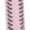 FANXITON Half Lashes Natural Look Wispy 10 Pairs Cat Eye