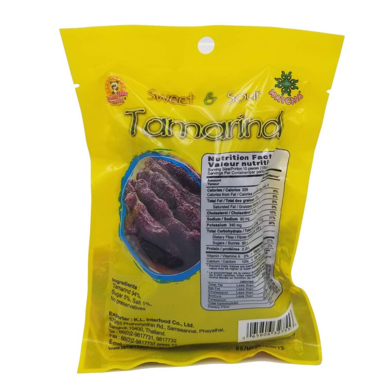 Teddy Bear Tamarind Candy 150g - Pack of 4 (600g)