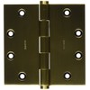 Baldwin 1045060I Square Mortise Hinge, Antique Brass with Brown