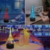 FULLOSUN Eiffel Tower Nightlight 3D Illusion Lamp Visual Bedroom Decoration