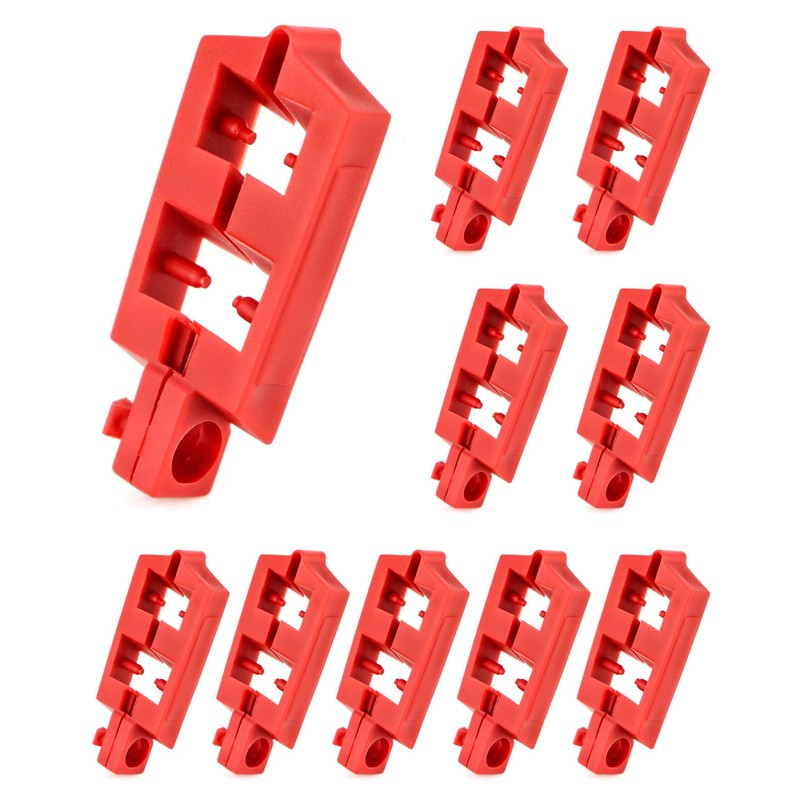 QWORK Circuit Breaker Lockout, 10 Pcs PA Nylon Energy Isolation