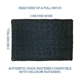 Freedom Morale Patch | Hook and Loop Attach for Hats, Jeans, Vest, Coat | 2x3 in | by Pull Patch