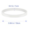 6 PCS Rubber Gaskets, 3.94 inch 10cm Leakproof Sealing Gaskets