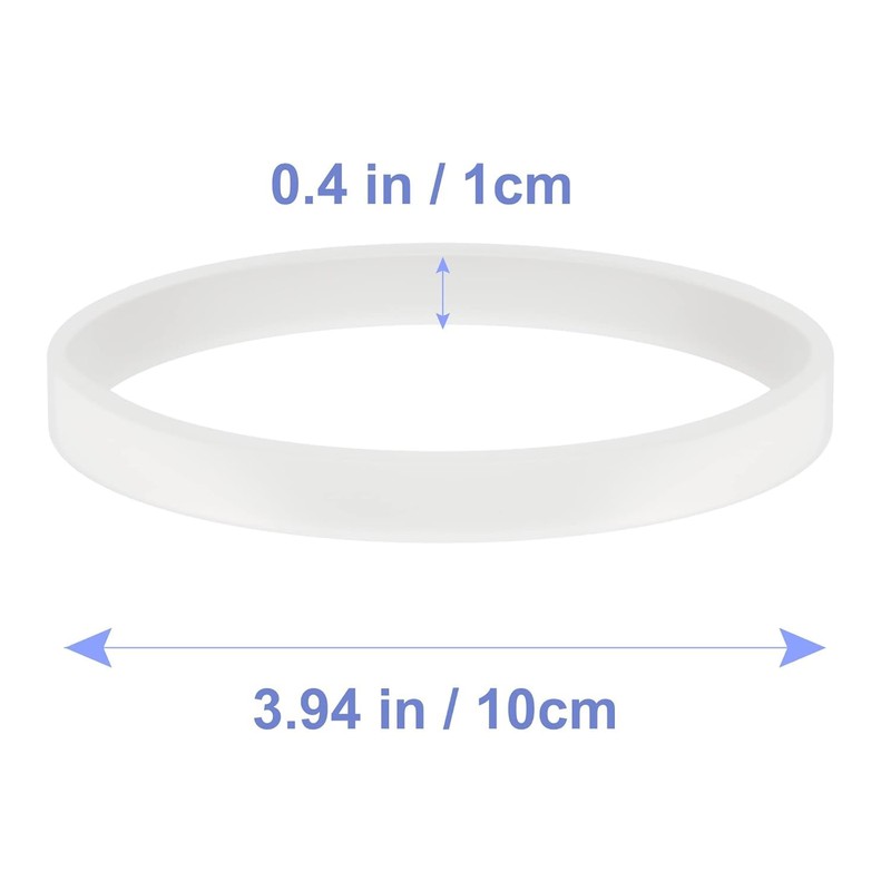 6 PCS Rubber Gaskets, 3.94 inch 10cm Leakproof Sealing Gaskets