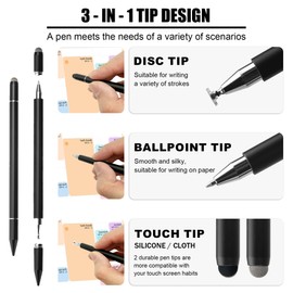 2 Pack Screen Protector & Stylus Pen Compatible with Skylight Calendar 15 Inch, Anti-Glare Screen Protector & Dual Tip 3-in-1 Stylus Pen with Magnetic Case for Skylight Digital Family Calendar(8)