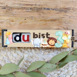 Generisch Geschenk Mädchen 3 Jahre - Schokoriegel Geschenkbox inkl. Duplo Tierparty - Geschenk 3 Jahre Mädchen, Mädchen 3 Jahre Geschenkideen, Geschenk für 3 Jähriges Mädchen, 3 Jahre Mädchen, Geburtstag 3