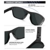 KALIYADI Polarized Sunglasses Men Womens-Sunglasses: Sun Glasses Lightweight Frame for